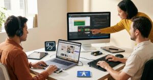 Accessible website testing across devices